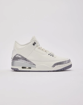 Cotton - made fashion Jordan Air Jordan 3 Retro 'Sail Cement Grey' Minimalist fashion