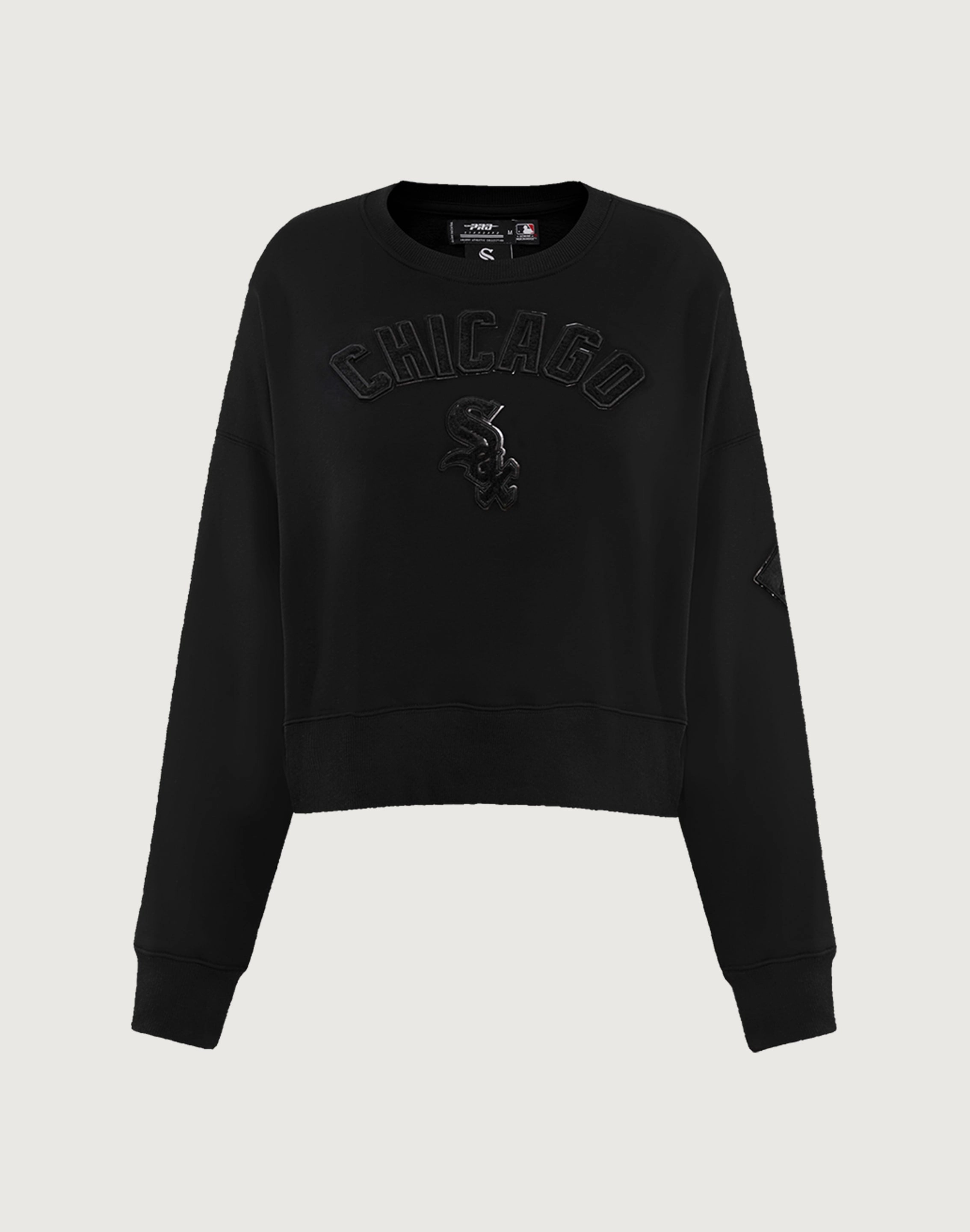Fashion exhibitions Pro Standard Chicago White Sox Triple Black Crewneck Best - selling fashion