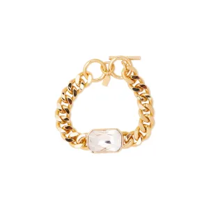 Crystal Octagon Chain Bracelet