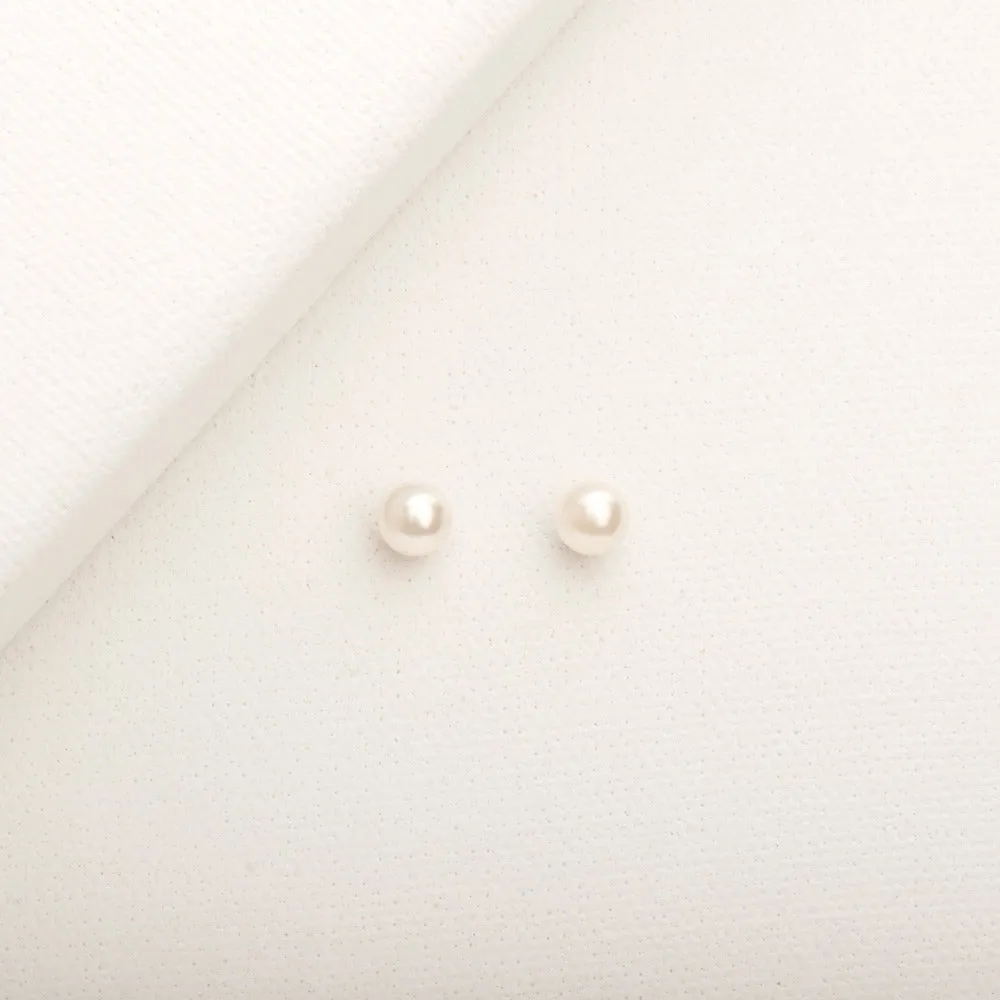 Crystal Pearl Studs