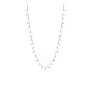 Dana?? 18K Gold Necklace w. 31 Diamonds