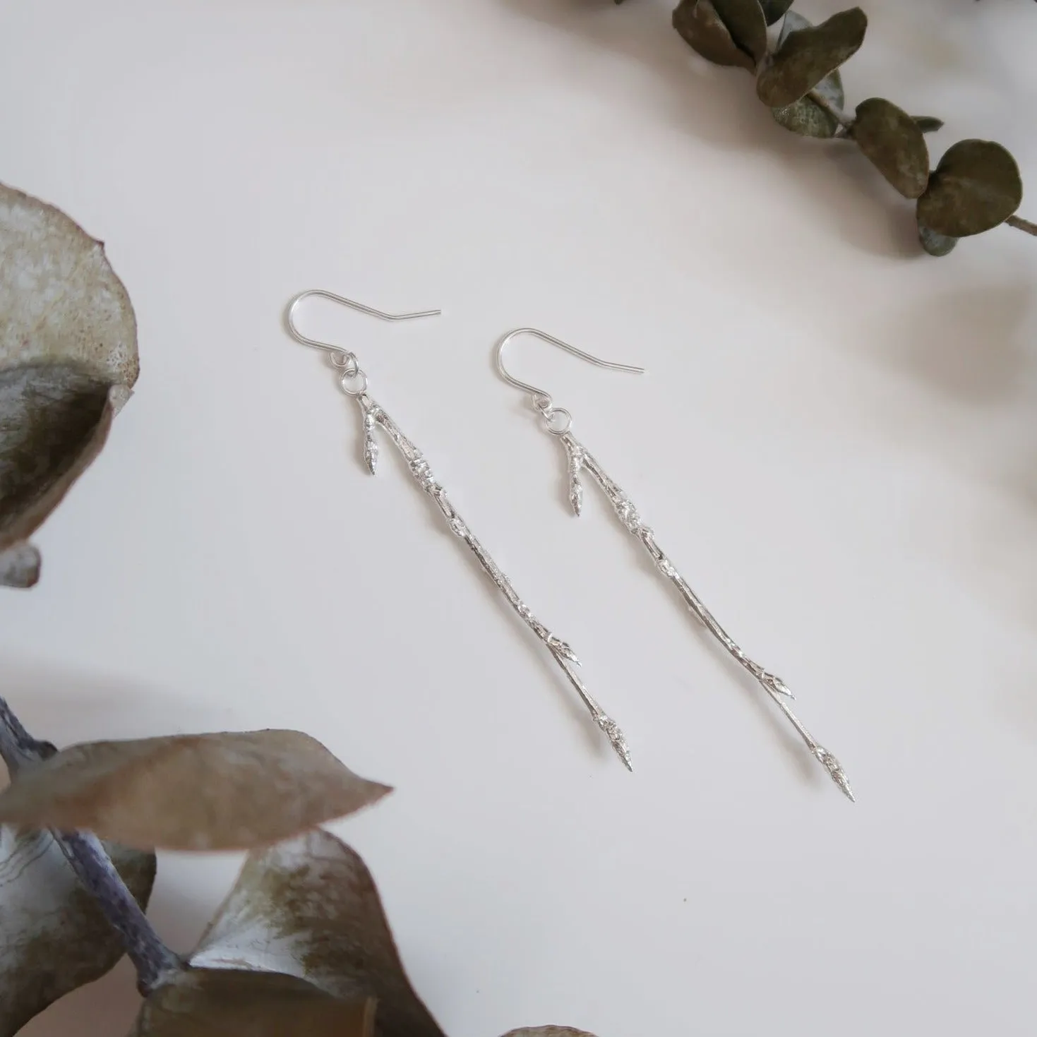 Dangling Branch Earrings