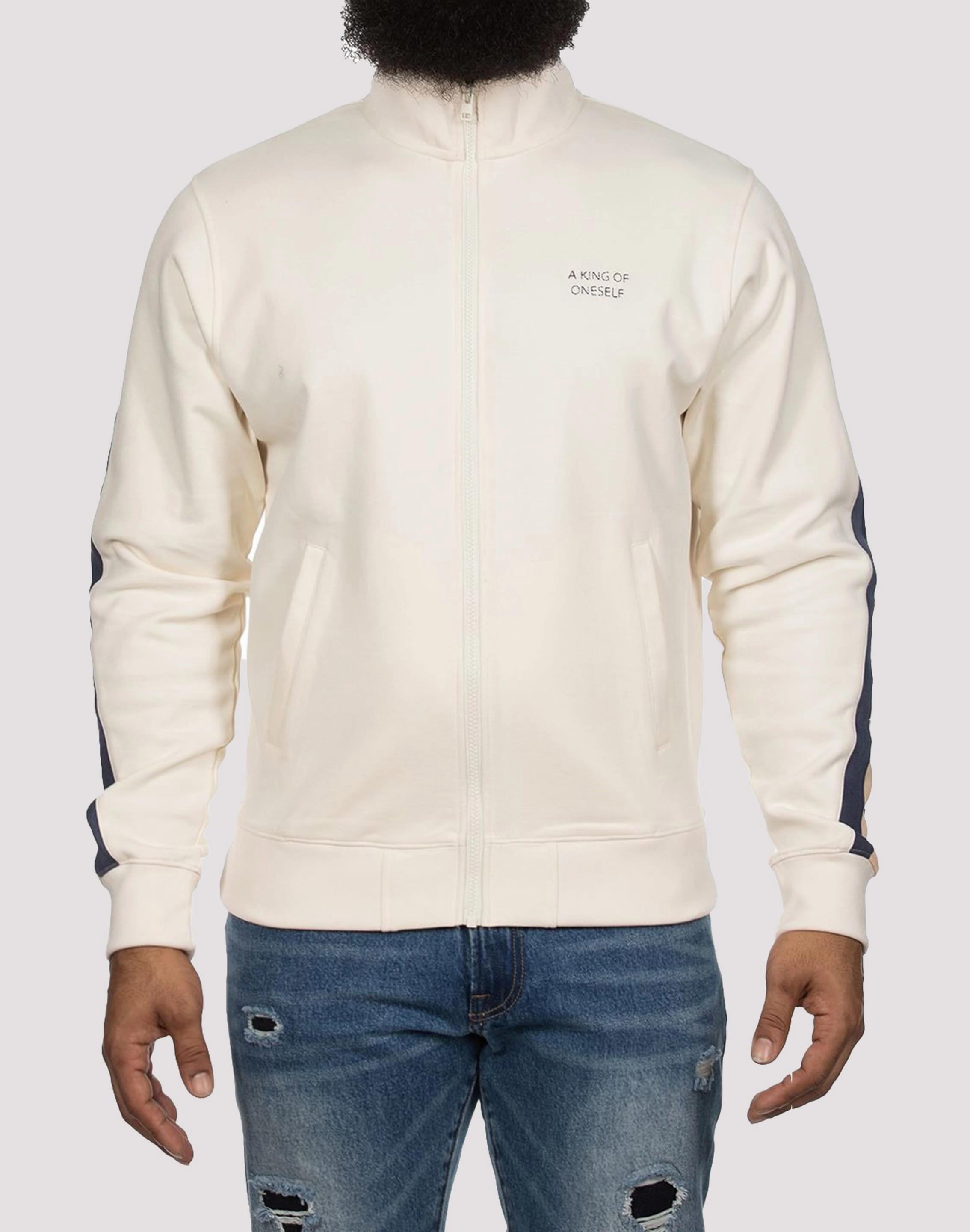 Akoo Kingdoms Whiskey White Jacket Polyester - used fashion Activewear gear