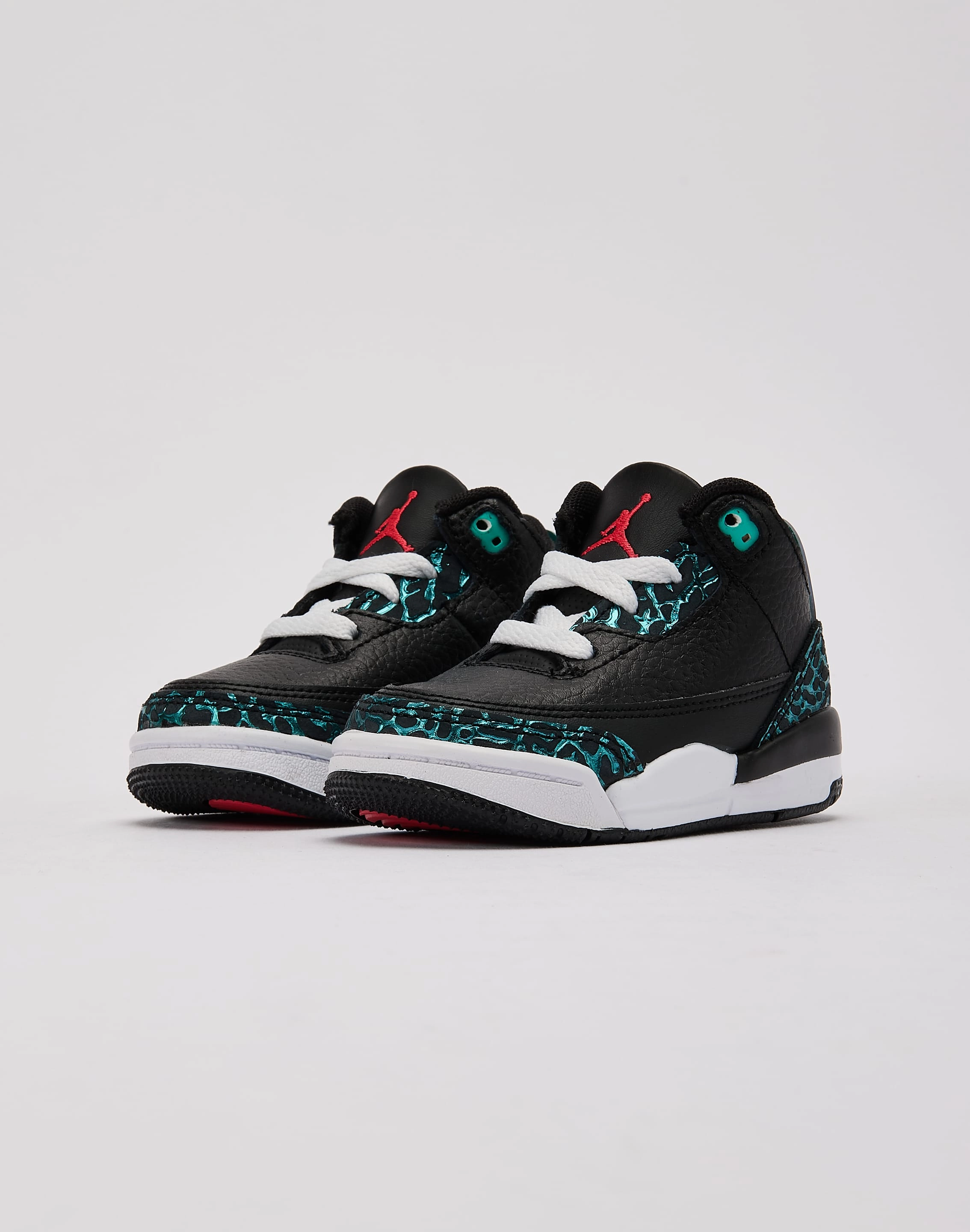Denim products Jordan Air Jordan 3 Retro SE 'Black and Hyper Jade' Toddler