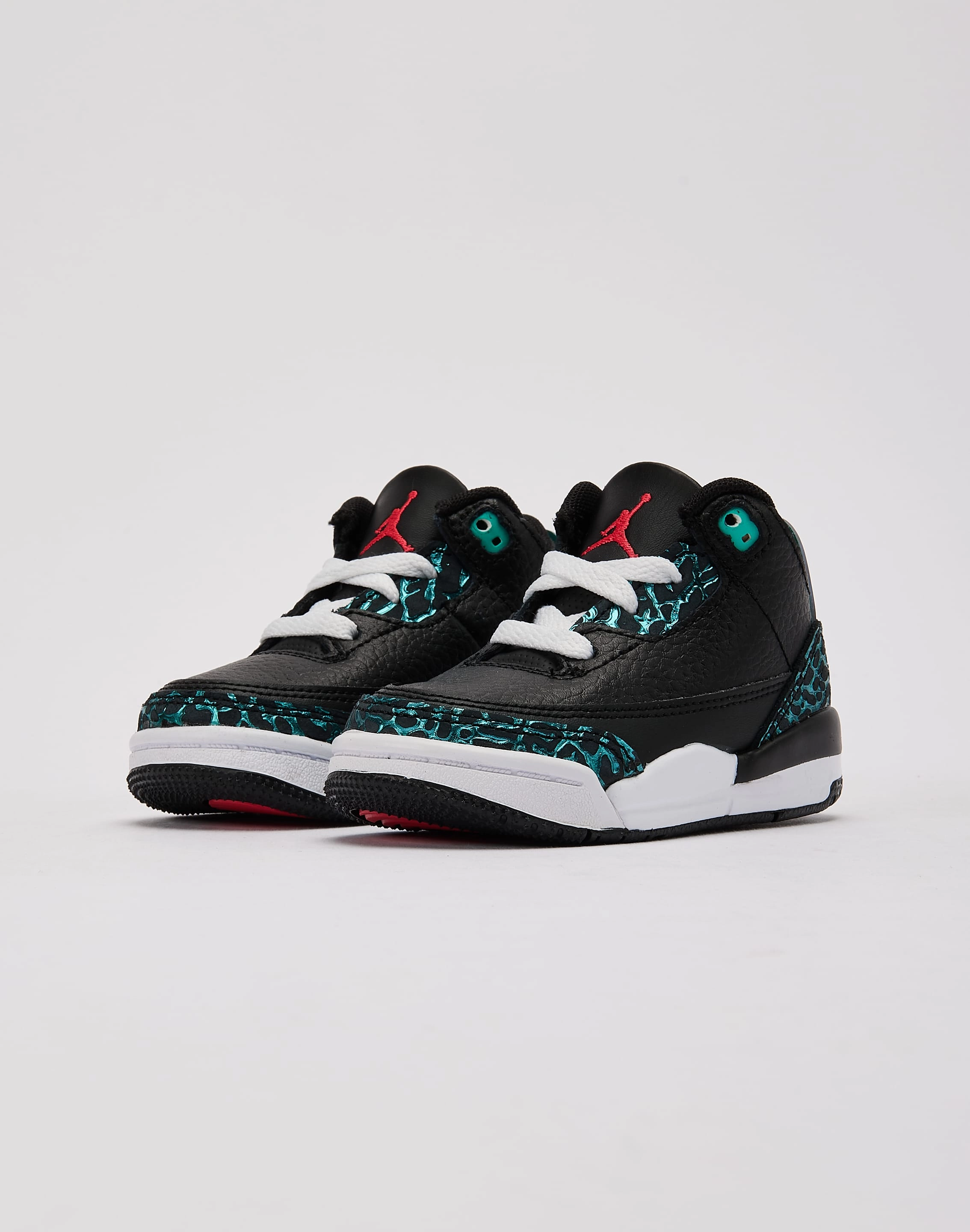 Denim products Jordan Air Jordan 3 Retro SE 'Black and Hyper Jade' Toddler