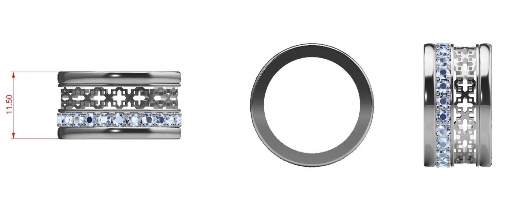 Diamond Ornamental Ring