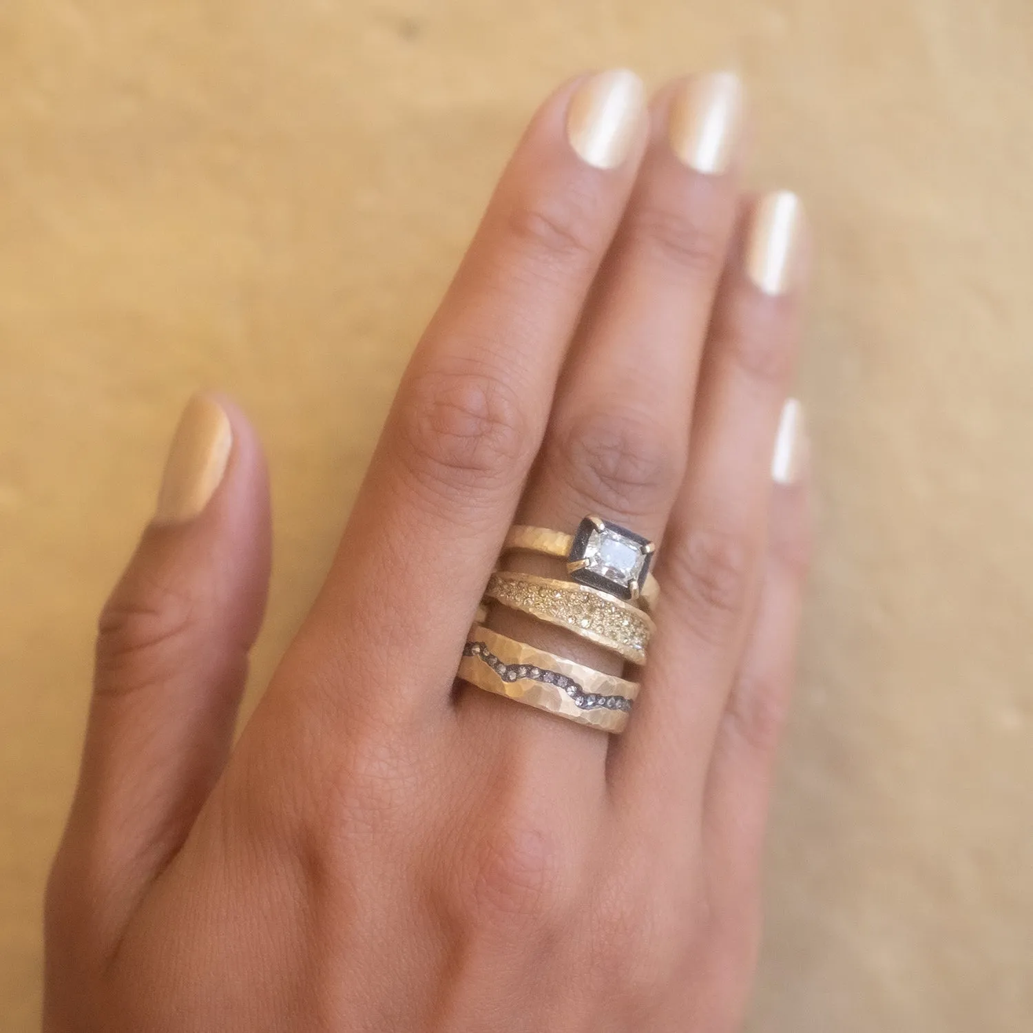 Diamond Valley Gold Fissure Ring