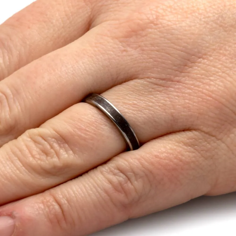 Dinosaur Bone His & Hers Matching Wedding Bands