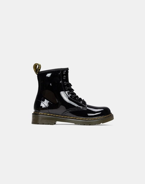 Dr. Martens 1460 Patent Leather Boots Pre-School Fashion lookbook Smart casual wear