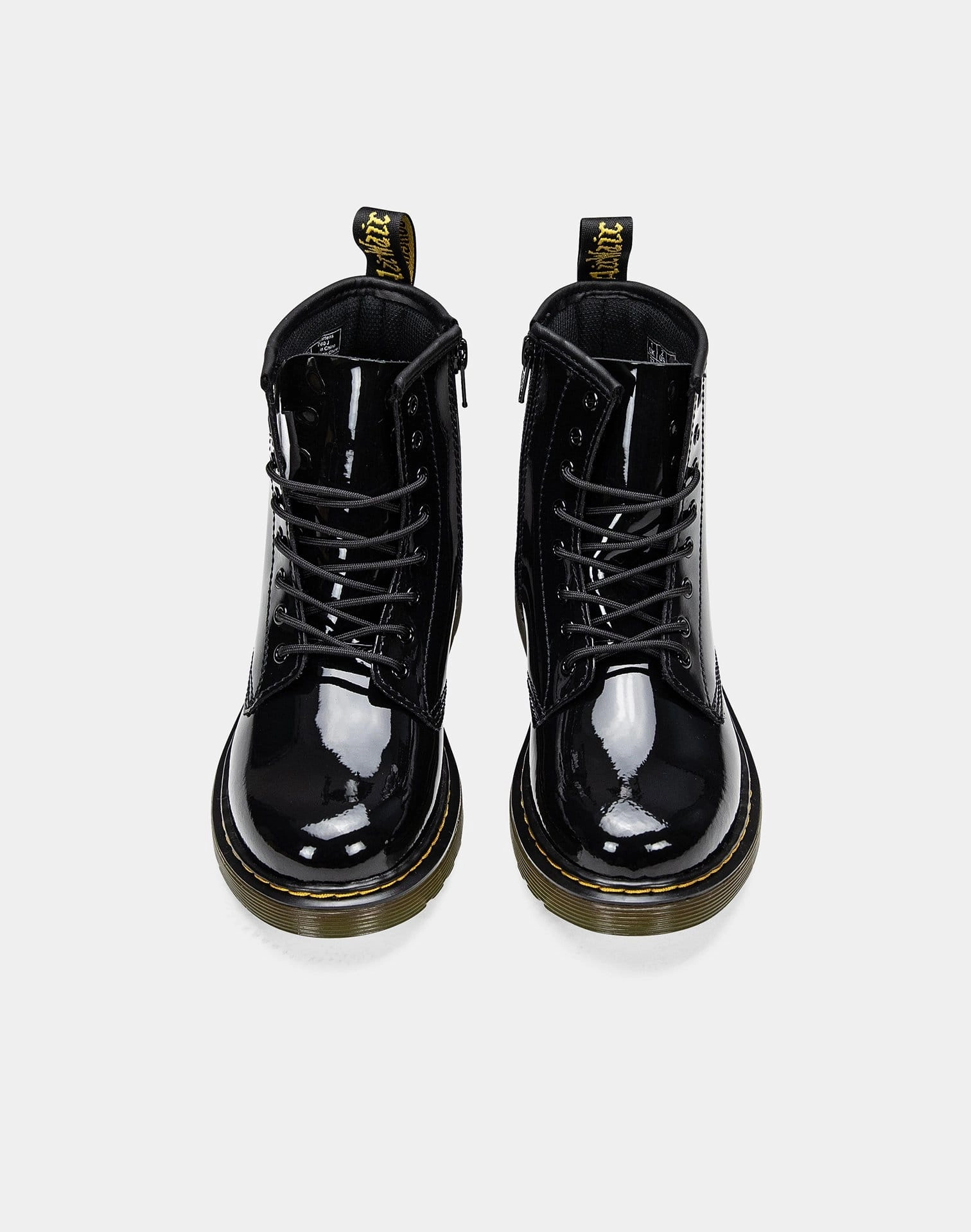 Dr. Martens 1460 Patent Leather Boots Pre-School Fashion lookbook