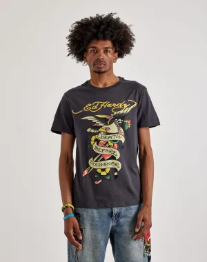 Ed Hardy  Eagle Short Sleeve Tee Military - inspired fashion Fashion for all ages