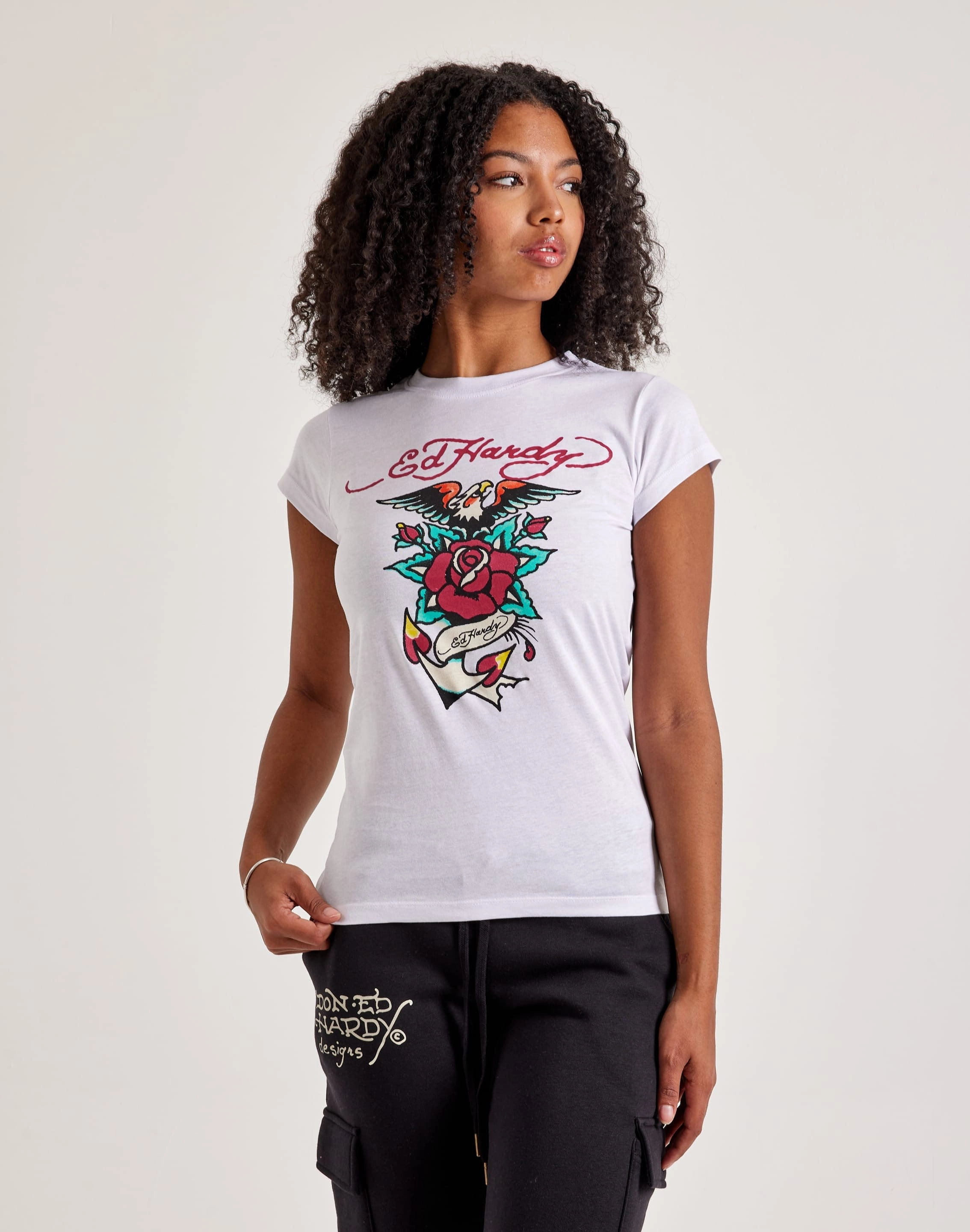 Ed Hardy Eagle Rose Slim-Fit Tee Ethical fashion choices Quality apparel