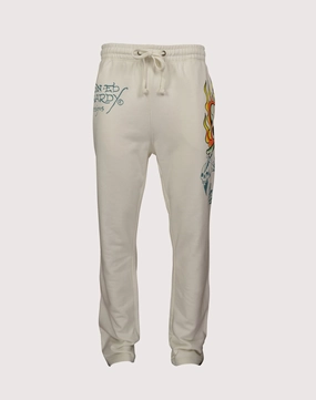 Ed Hardy Flame Skull Sweatpants Designer fashion items Denim products