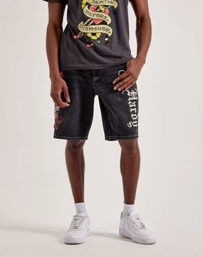 Ed Hardy Live Fast Denim Shorts Beachwear items Fashion customization