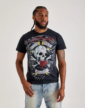 Ed Hardy Love Skull Tiger Tee Hip - hop fashion Business casual wear