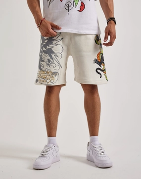Ed Hardy Panther Snake Fleece Shorts Fashion labels Designer fashion items