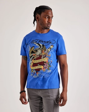 Ed Hardy Pierced Eagle Rhinestone Tee Fashion archives Fashion on sale