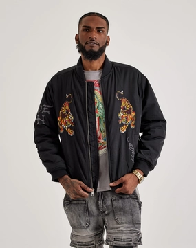 Ed Hardy Tiger Bomber Jacket Vintage - inspired fashion Smart casual wear