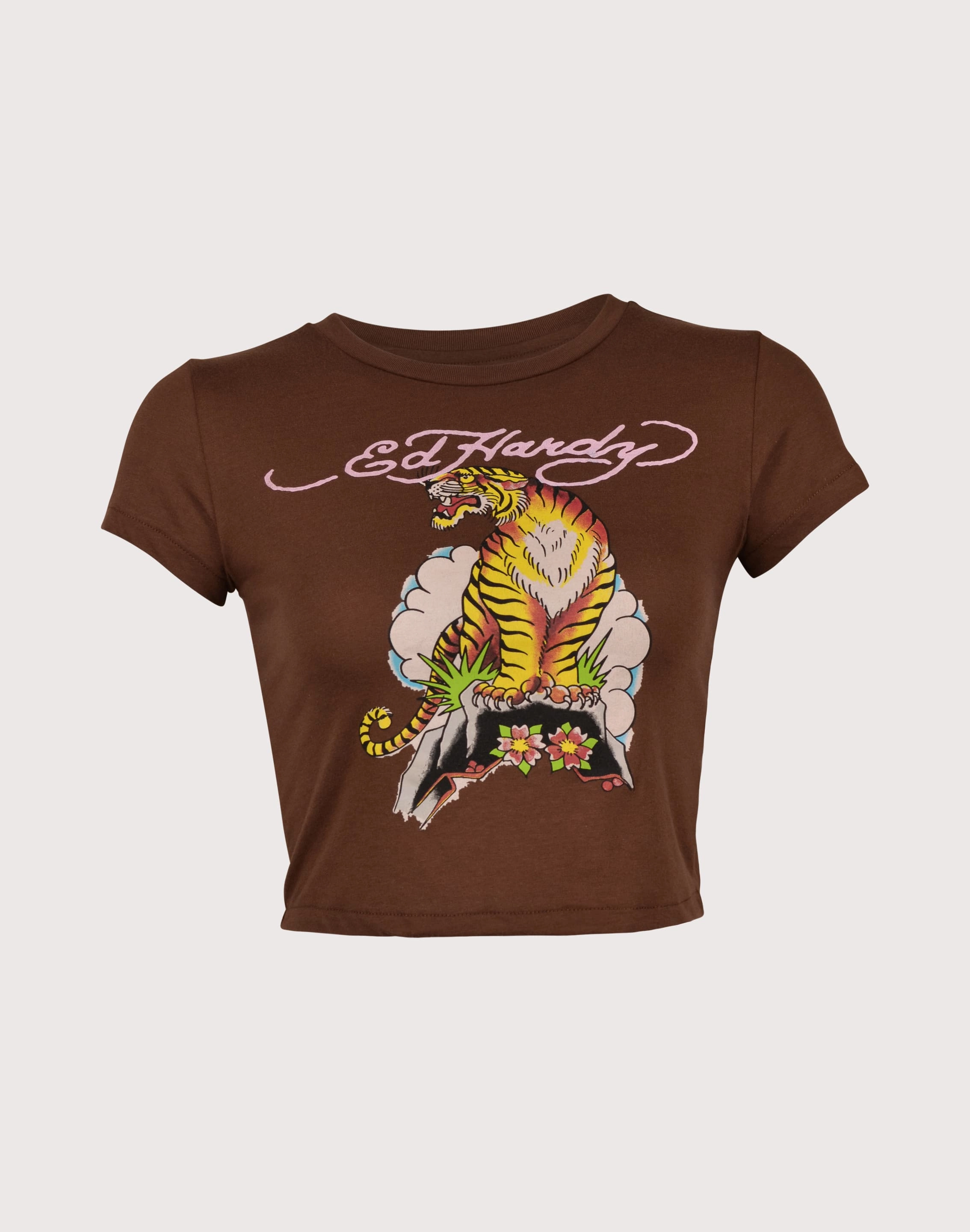 Ed Hardy Tiger Crop Tee Fashion collections Fashion catalog
