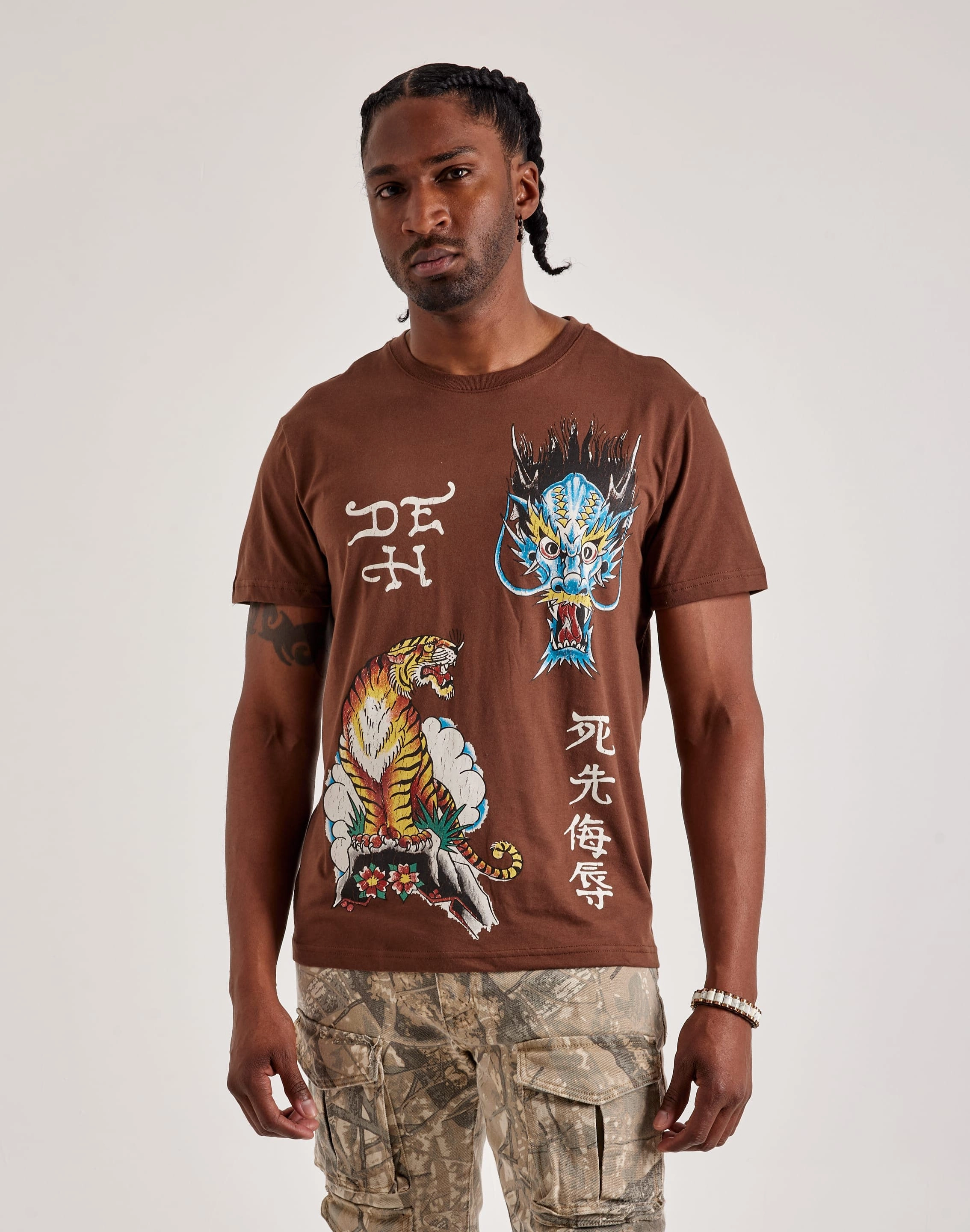 Ed Hardy Tiger Dragon Tee Clearance fashion Luxury fashion items