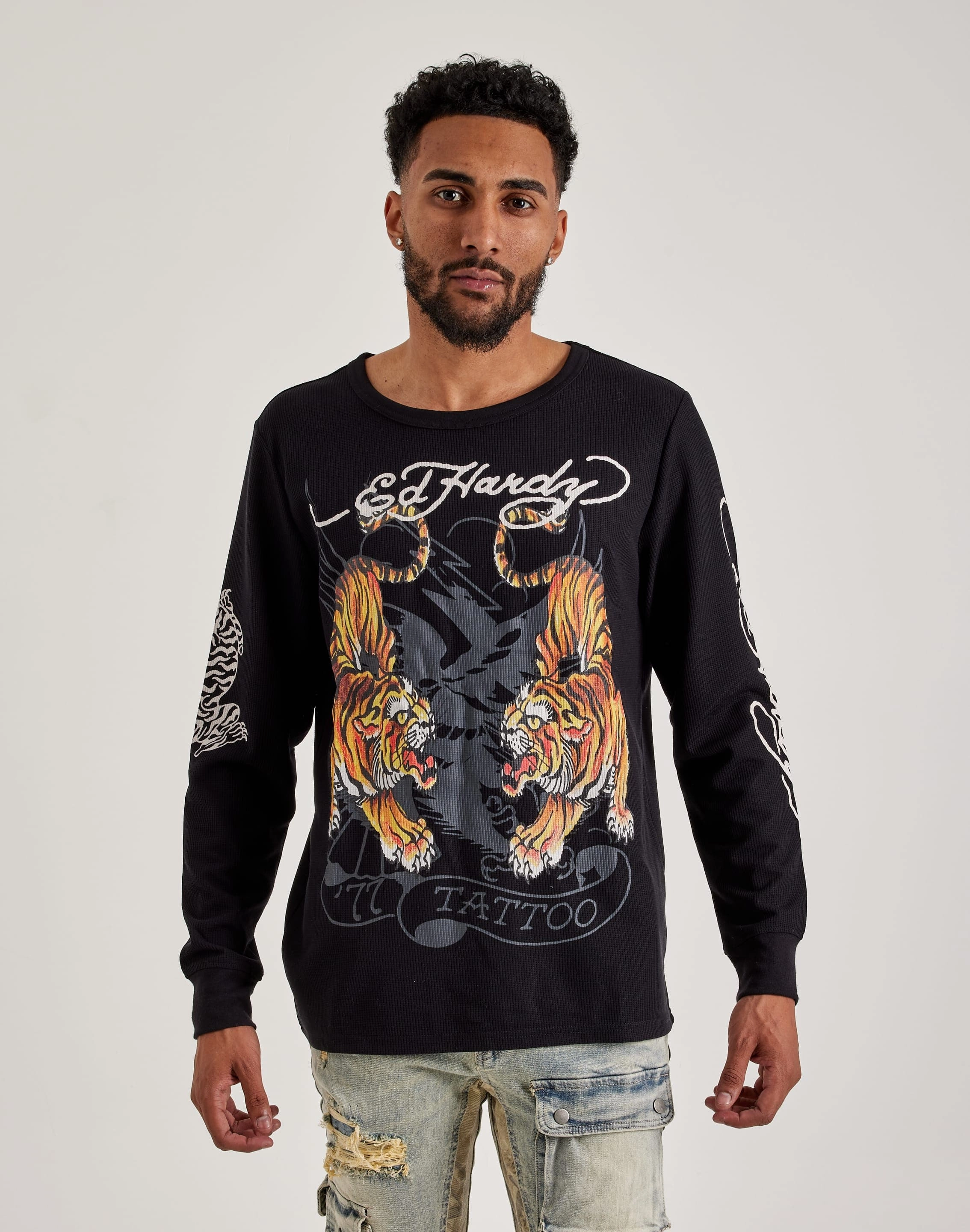 Ed Hardy  Tiger Thermal Fashion must - haves Printed fashion