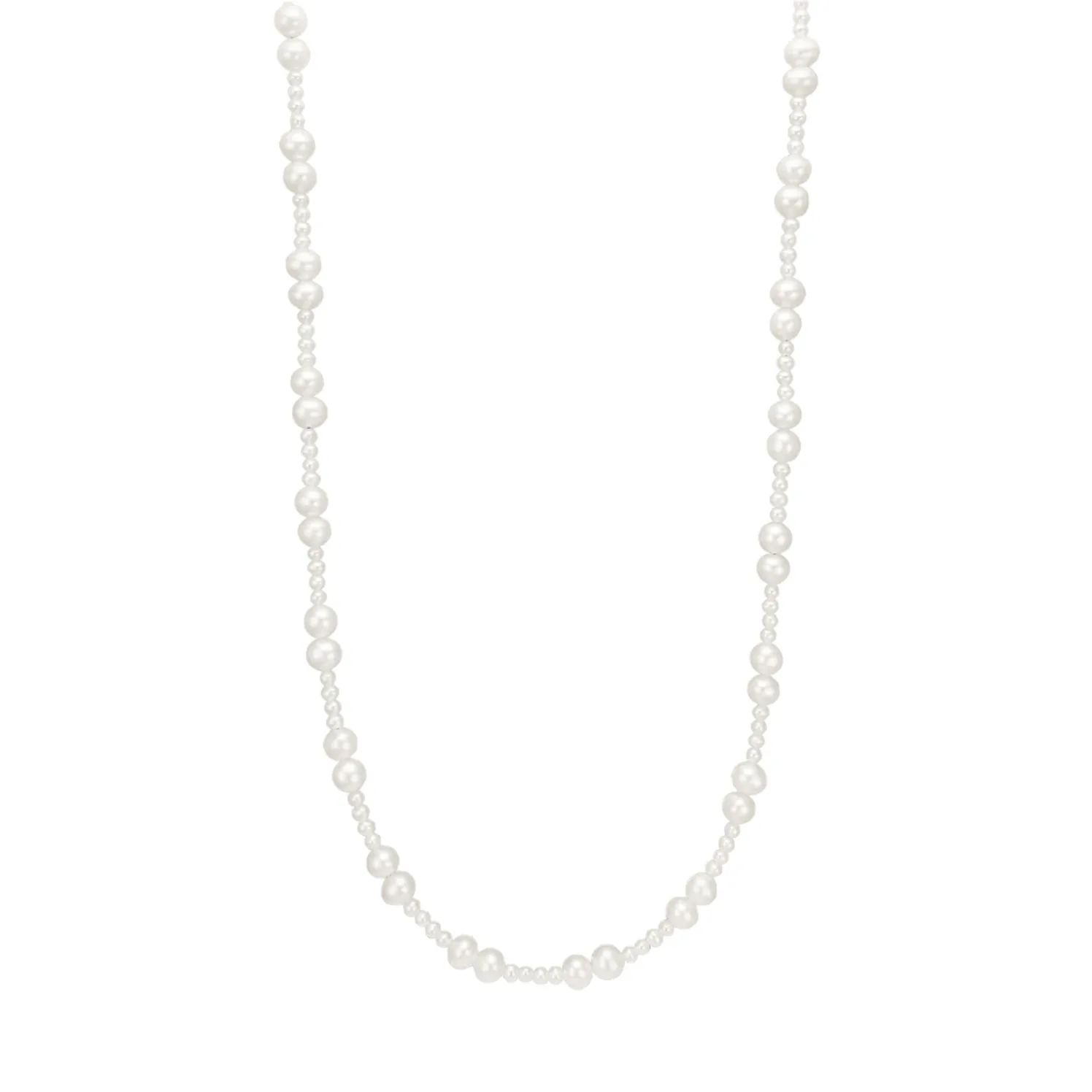 Eden 14K Gold Necklace w. White Pearls