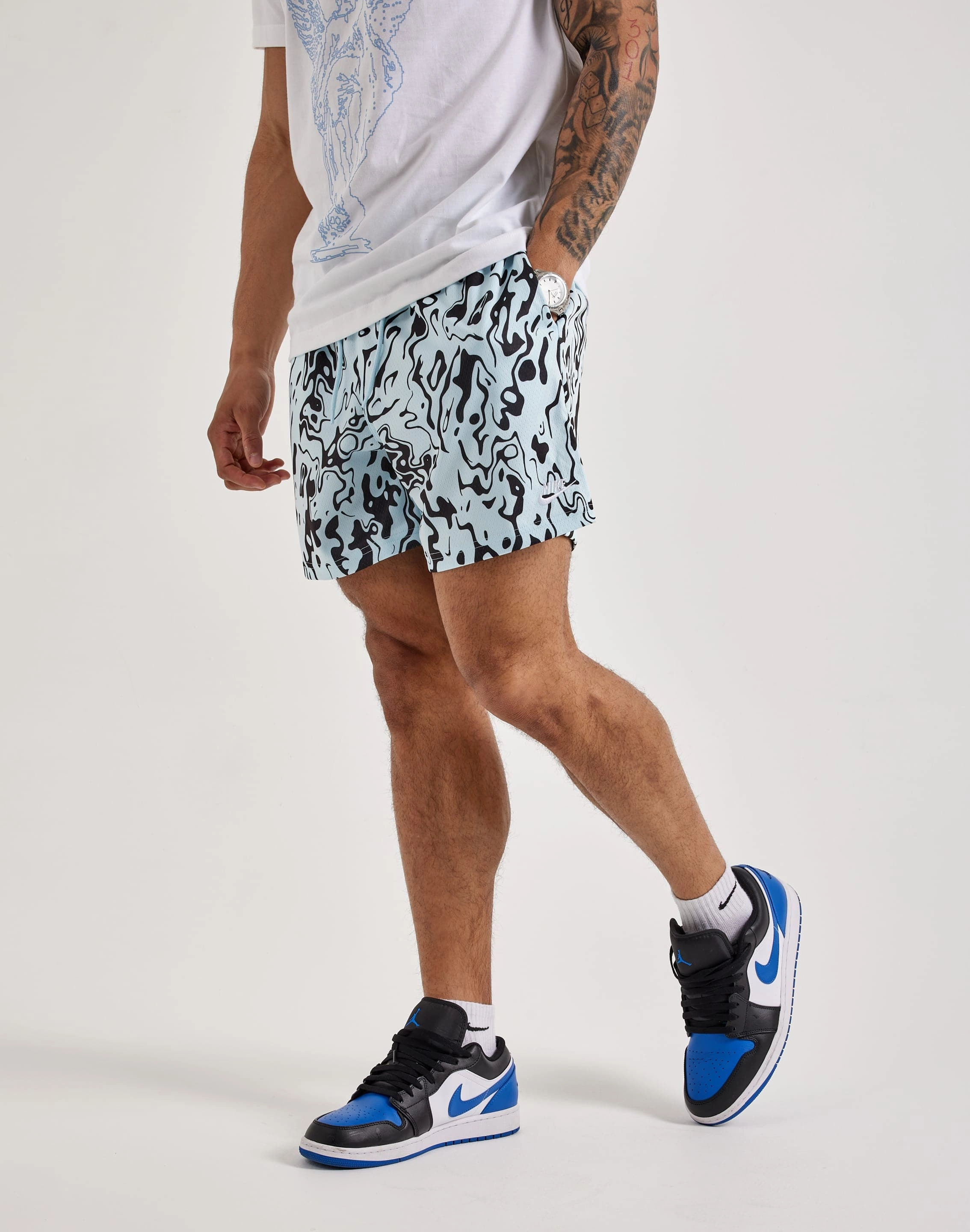 Embroidered fashion Nike Club Mesh Shorts Organic fashion products