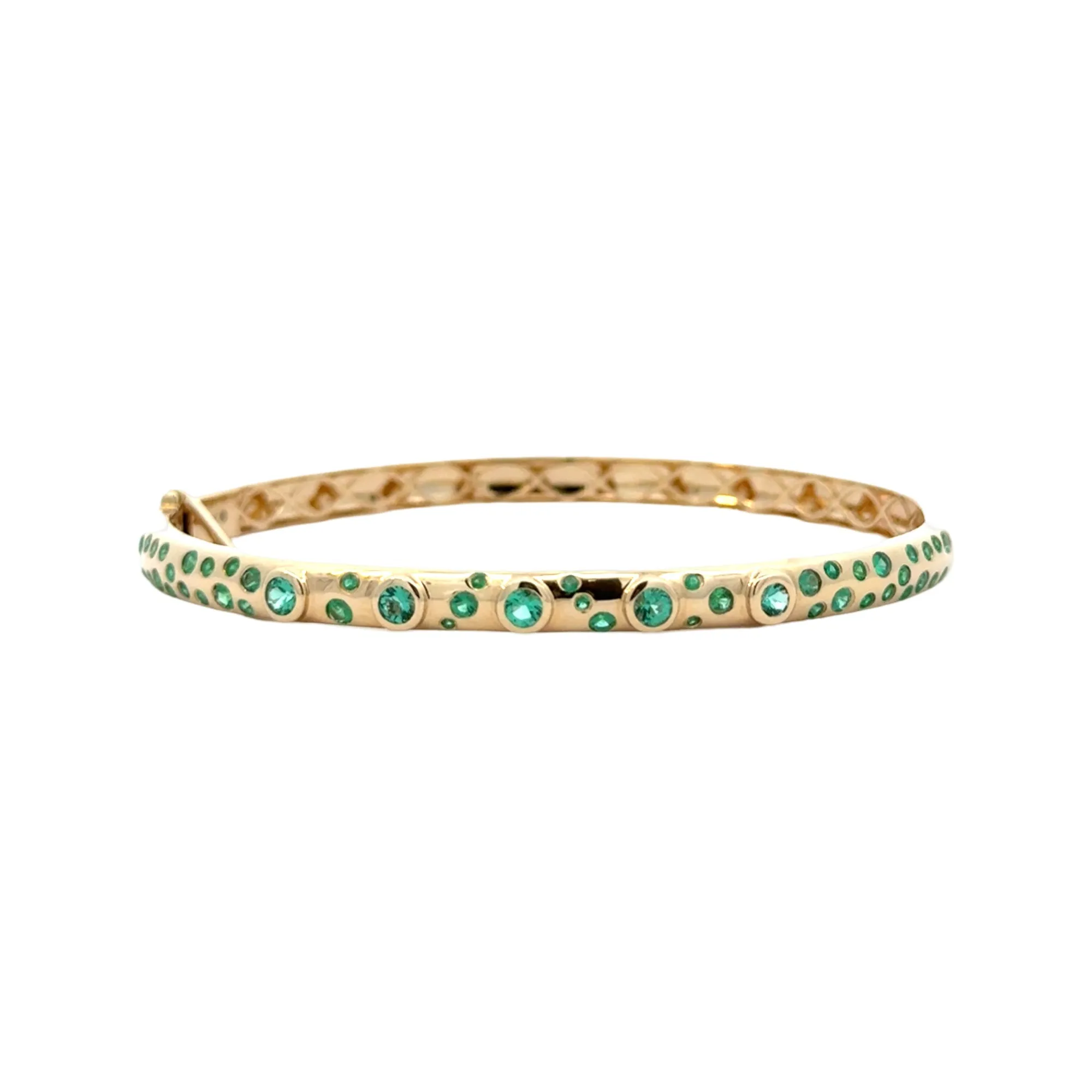 Emerald Scatter Bangle