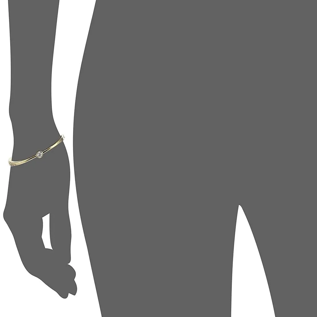 Estele Gold Plated Solitaire Studded Bracelet for women
