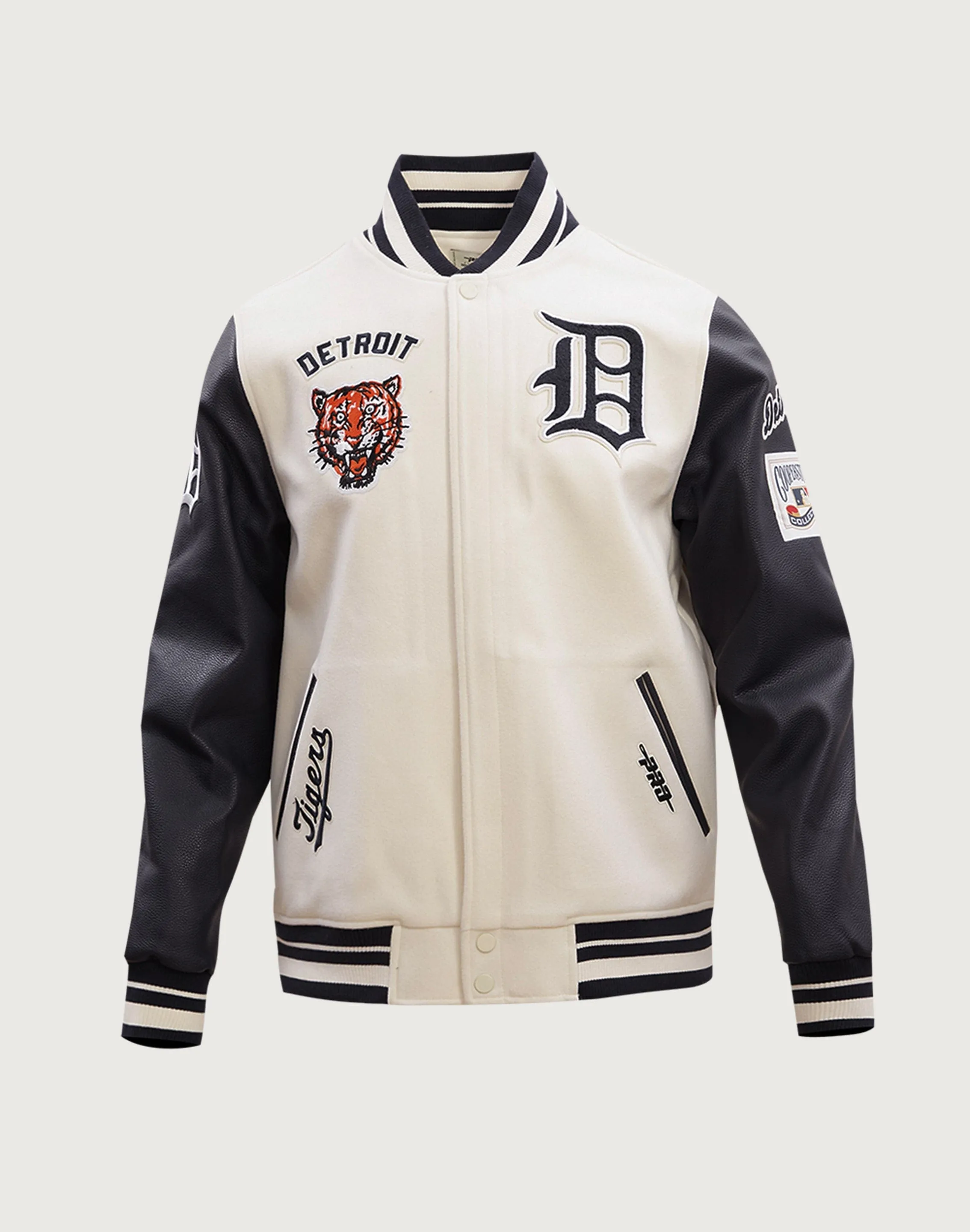 Ethical fashion choices Pro Standard Detroit Tigers Retro Classic Rib Wool Varsity Jacket Clothing prices