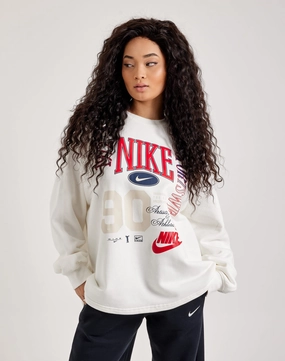 Ethical fashion choices Nike Oversized French Terry Crewneck Sweatshirt Affordable fashion