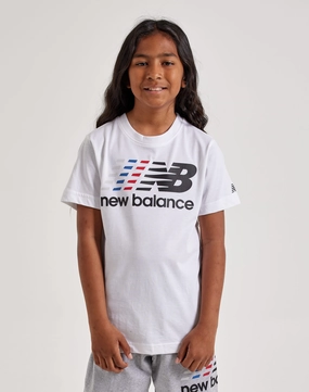 Evening wear New Balance Linear Logo Tee Grade-School Wardrobe staples