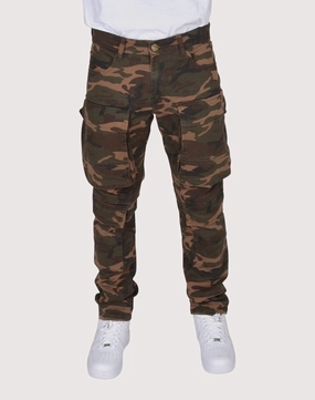 Everyday wear Grindhouse Camo Multi Cargo Pocket Pants Wool - sourced fashion