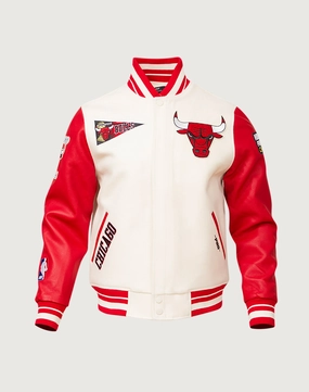 Everyday wear Pro Standard Chicago Bulls Retro Classic Rib Wool Varsity Jacket Fashion exhibitions