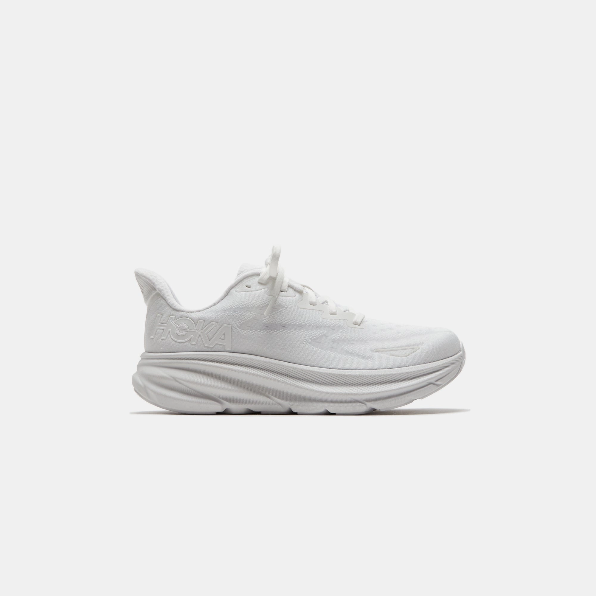 Constant HOKA Clifton 9 - White Eye-catching