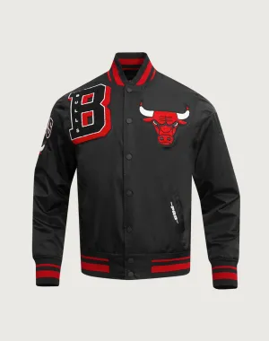 Fashion care (washing, ironing, etc.) Pro Standard Chicago Bulls Mashup Rib Satin Jacket Classic fashion pieces
