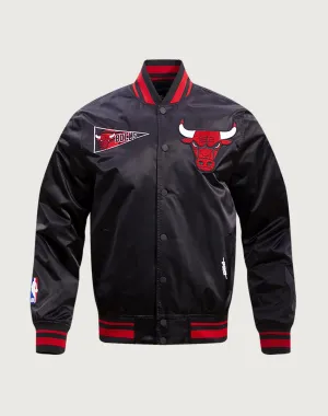 Fashion collections Pro Standard Chicago Bulls Retro Classic Rib Satin Jacket Seasonal wear