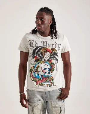 Fashion exhibitions Ed Hardy Battle Skull Rhinestone Tee Beachwear items