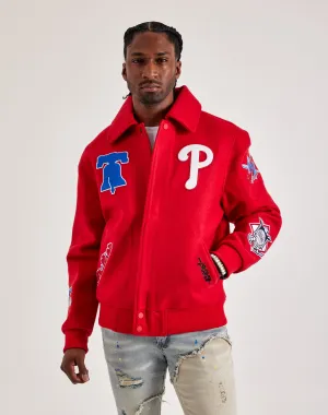 Fashion exhibitions Pro Standard Philadelphia Phillies Varsity Jacket Patterned fashion (floral, stripes, etc.)