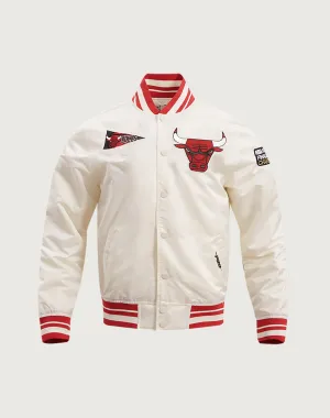 Fashion rental Pro Standard Chicago Bulls Retro Classic Rib Satin Jacket Budget - friendly fashion