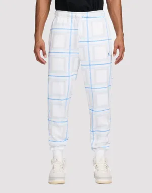 Fashion subscription services Jordan Essentials Fleece Holiday White Plaid Pants Fashion forecasting
