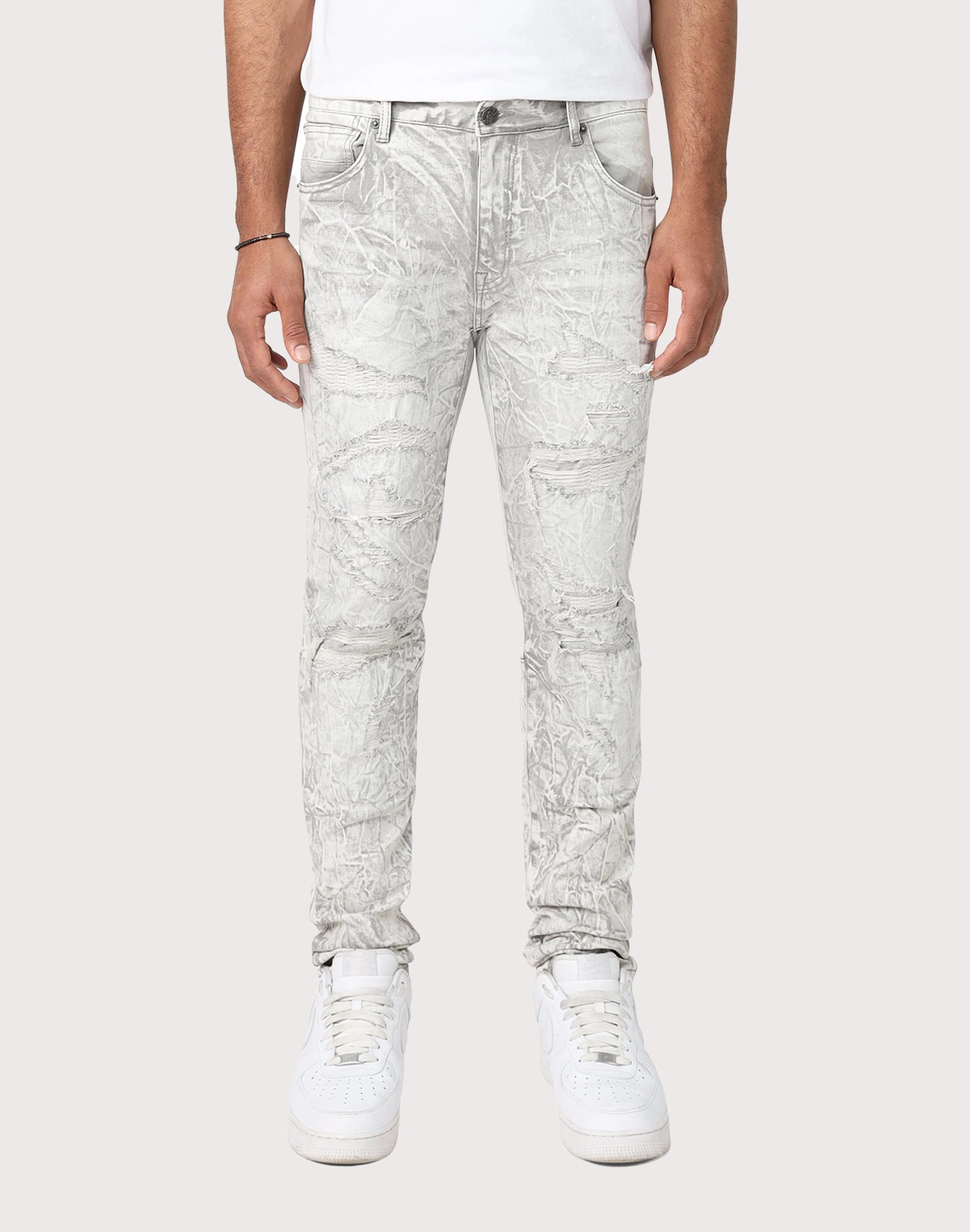 Fashion accessories Grindhouse Slim Fit Mineral Wash Opal Grey Denim Jeans Smart fashion (wearables)