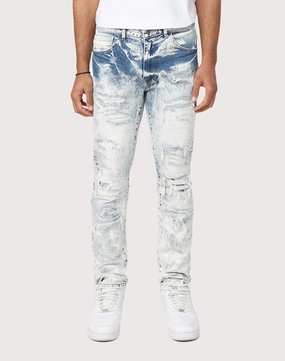 Fashion advice Grindhouse Slim Fit Rip N Repair Graham Blue Denim Jeans Comfortable apparel