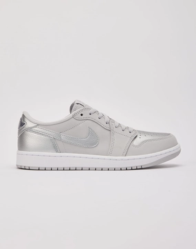 Fashion archives Jordan Air Jordan 1 Retro Low OG 'Metallic Silver' Suede - finished fashion