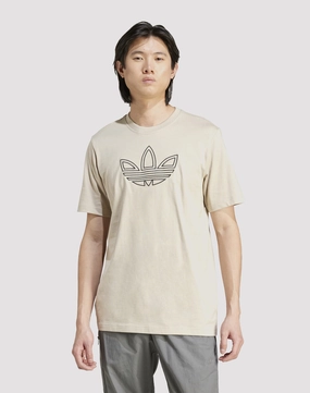 Fashion boutiques Adidas Outlined Trefoil Tee Smart casual wear