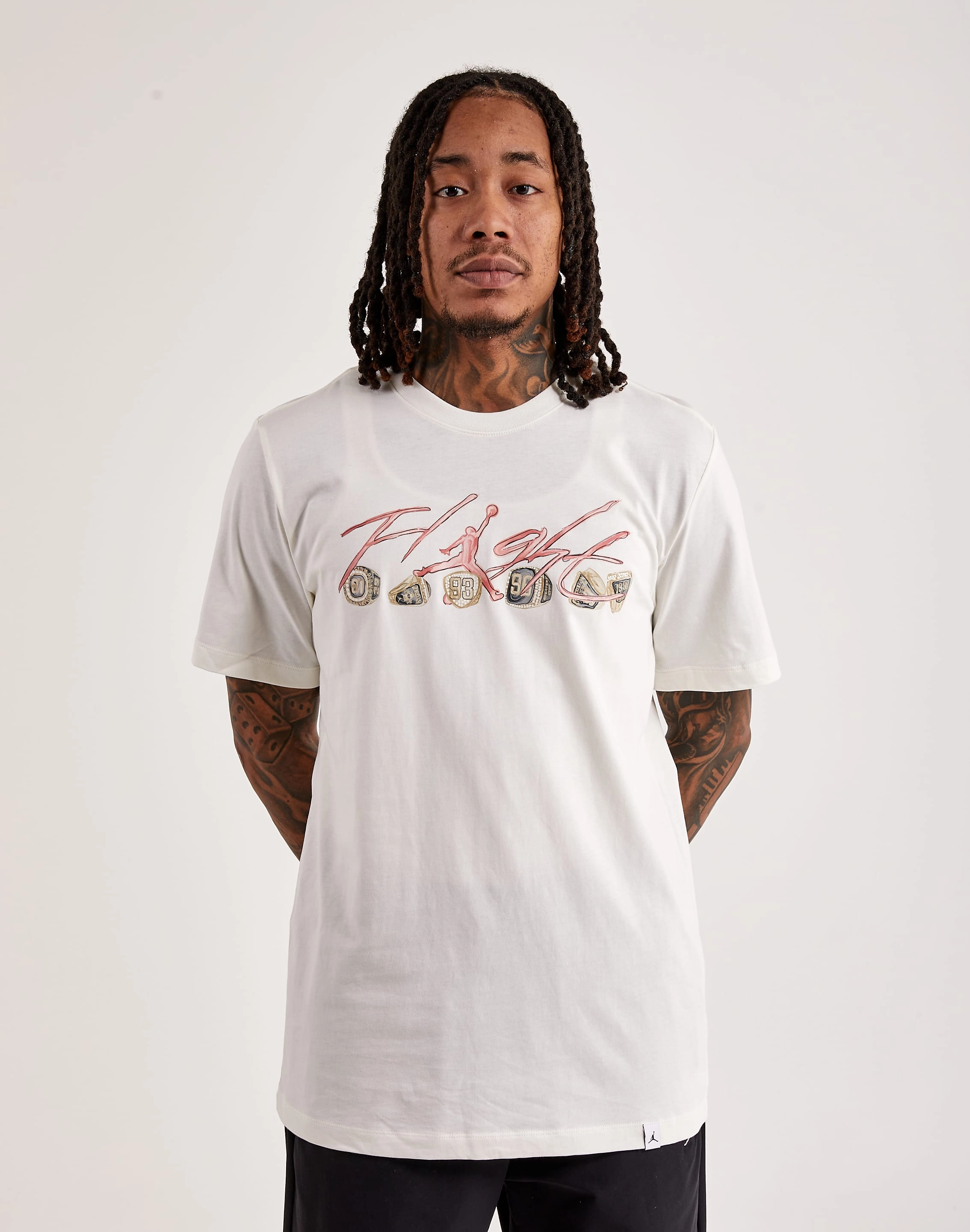 Fashion boutiques Jordan Flight Essential Rings Tee Fashion museums