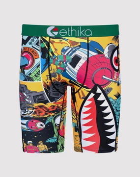 Fashion brands Ethika Bomber Villain Boxer Briefs Linen - crafted fashion