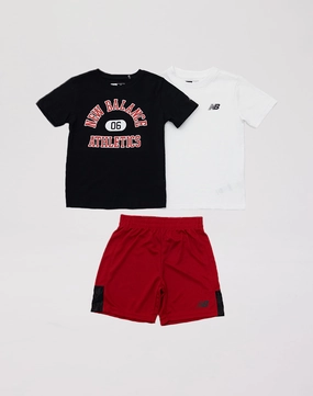 Fashion brands New Balance Varsity 3-Piece Shorts Set Pre-School Smart casual wear