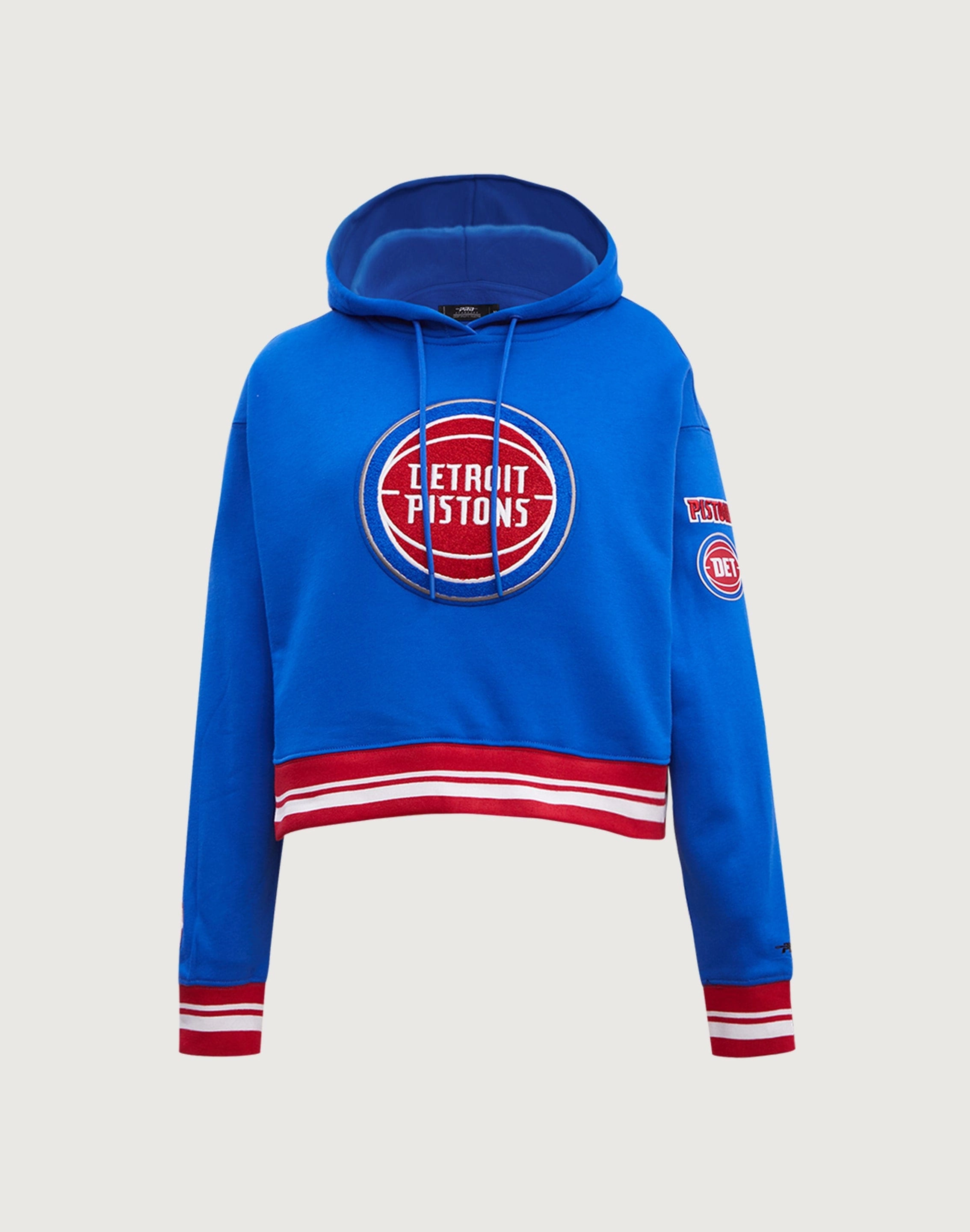 Fashion brands Pro Standard Detroit Pistons Retro Classic Rib Cropped Hoodie Clothing assortments