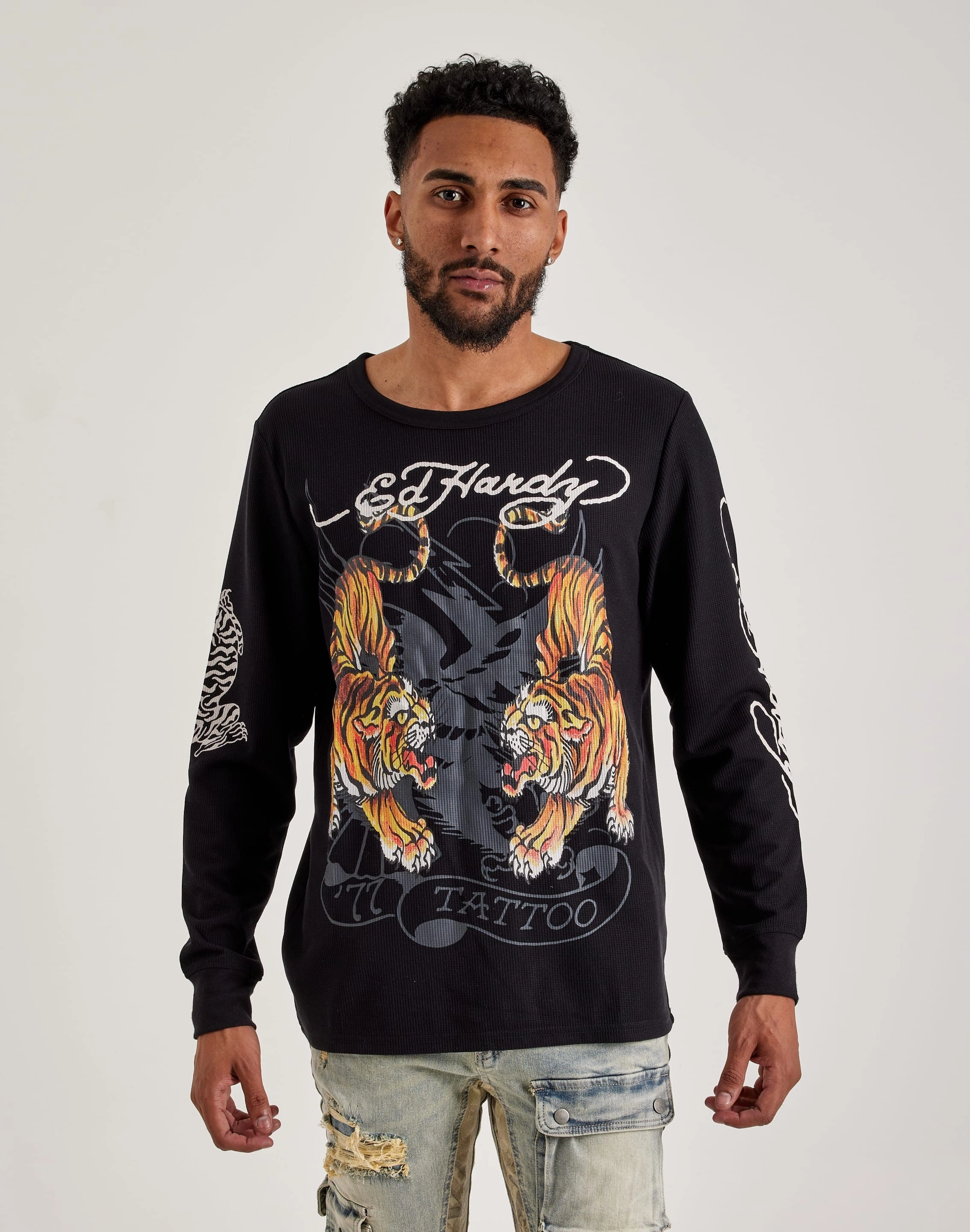 Fashion care (washing, ironing, etc.) Ed Hardy  Tiger Thermal Evening wear